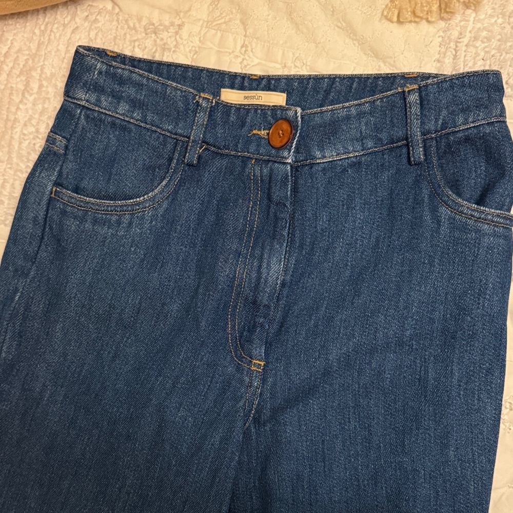 Sessun Blue Denim Jeans - Picture 3 of 7